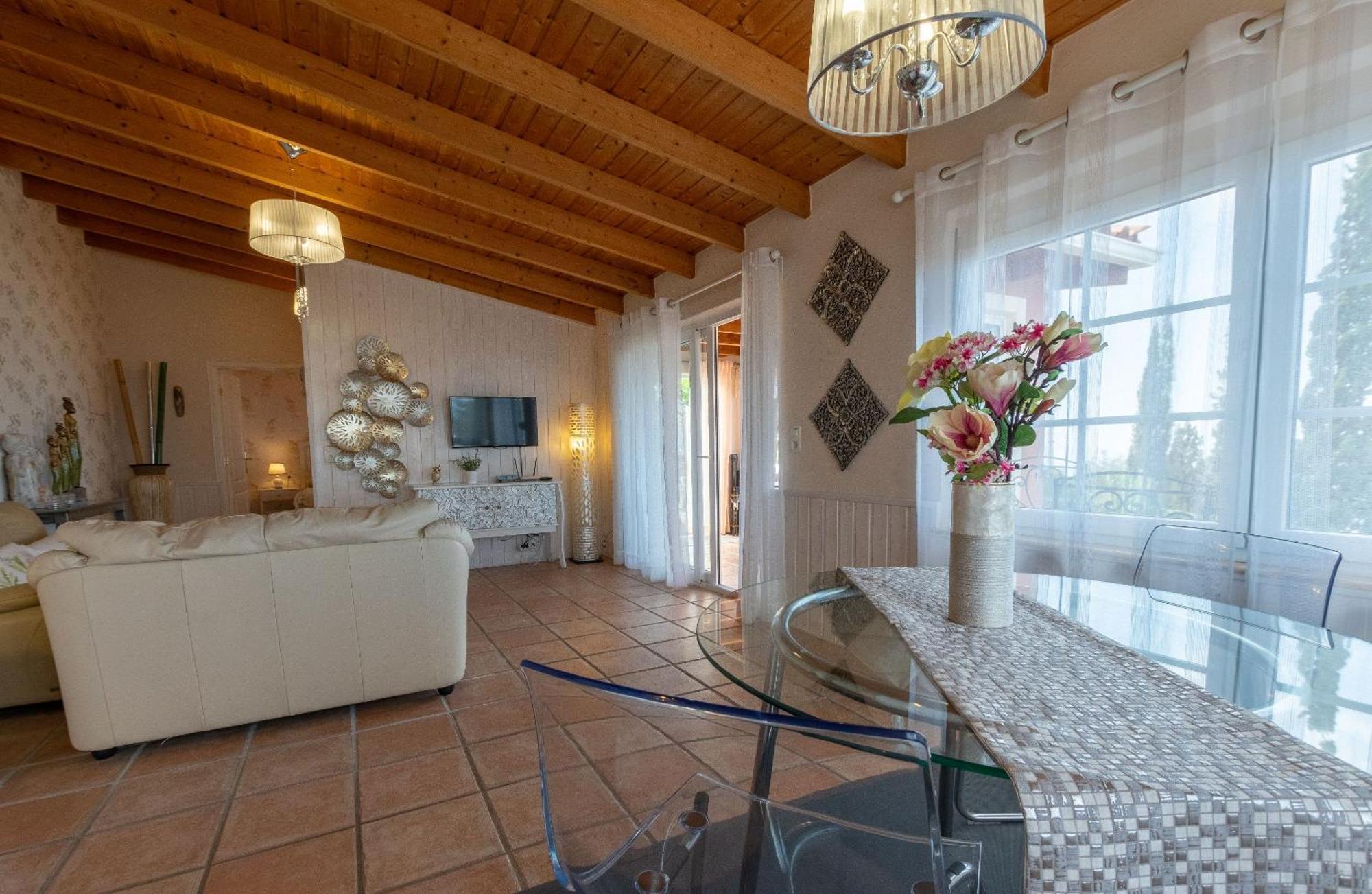 Villa Hibisco, Jacuzzi Y Vistas Al Atlantico アデヘ エクステリア 写真
